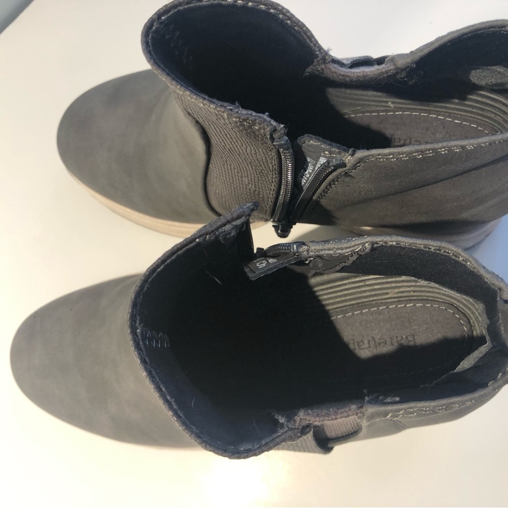 Bare Traps Jaci 6.5 gray wedge high top sneakers LIKE NEW - Picture 3 of 4